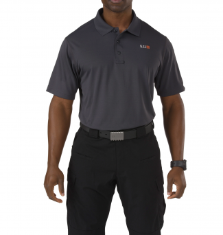 Men's T-shirt, Manufacturer : 5.11, Model : Pinnacle Short Sleeve Polo, Color : Charcoal