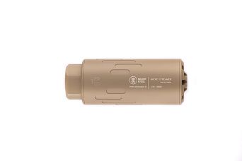 Suppressor, Manufacturer : SilentSteel (Finland), Model : Micro Streamer, Caliber : .223/5.56, Color : FDE