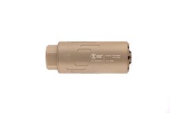 Suppressor, Manufacturer : SilentSteel (Finland), Model : Micro Streamer, Caliber : .223/5.56, Color : FDE