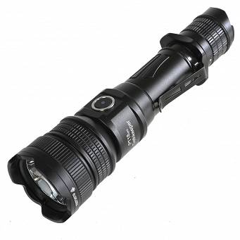 Brinyte Tactical Flashlight, Model : PT18pro Oathkeeper, Power : 2000 Lumen, Color : Black