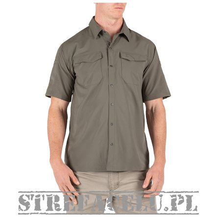 Men's Shirt, Manufacturer : 5.11, Model : Freedom Flex Short Sleeve Shirt, Color : Ranger Green