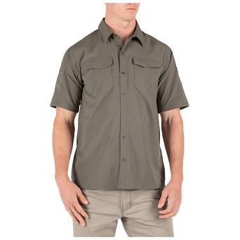 Men's Shirt, Manufacturer : 5.11, Model : Freedom Flex Short Sleeve Shirt, Color : Ranger Green