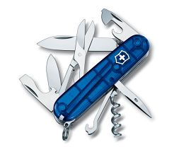 Victorinox Scyzoryk Climber niebieskitransparentny, celidor, 91mm