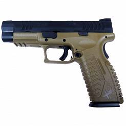 Pistol XDM-9 4,5 black // brown