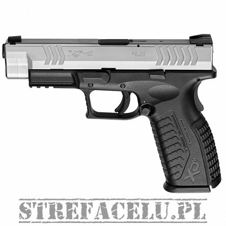 Pistol XDM-9 4,5 silver/black