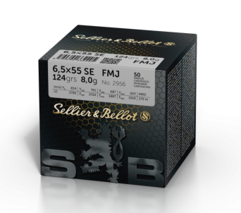 Amunicja FMJ S&B SP 9.1g/140gr //  6,5x55