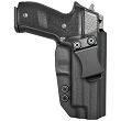 IWB Holster, Compatibility : Sig Sauer P226 with rail, Manufacturer : Concealment Express, Material : Kydex, Color : Black