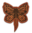 Patch, Manufacturer : 5.11, Model : Butterfly Knife Patch, Color : Red