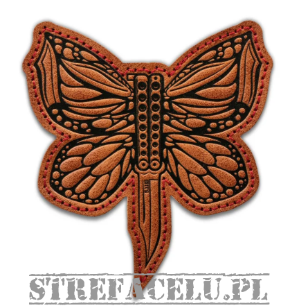 Patch, Manufacturer : 5.11, Model : Butterfly Knife Patch, Color : Red