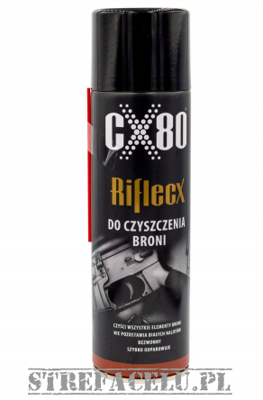 Zmywacz do czyszczenia i odtłuszczania broni 500ml CX80 RiflecX