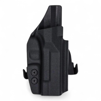 Right external holster for Springfield Echelon Compact OR pistol, RH OWB kydex, color: black