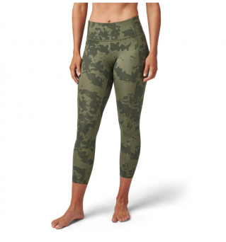 Women's Leggings, Manufacturer : 5.11, Model : PT-R Kaia Capri, Color : Ranger Green Camo