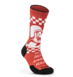 Socks, Manufacturer : 5.11, Model : Sock & Awe Pizza Delivery Sock, Color : Red