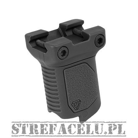 Chwyt Picatinny Angled Vertical Grip- Short - Czarny - Strike Industries - SI-AR-CMAG-RAIL-S-BK