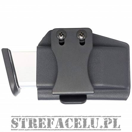 Magazine Holster, Manufacaturer : Concealment Express, Type : Horizontal Double Stack 45.ACP, IWB/OWB Material : Kydex, Color : Black