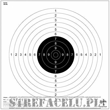 Shooting target (sport pistol 25m) - 