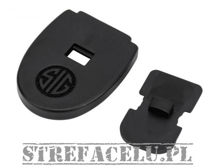 Magazine Base Plate, Manufacturer : Sig Sauer, Compatible Magazines : P320 - Full Size and Compact KIT-MOD-MAG-FLR-PLT-BLK