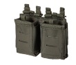 AR-15 Magazine Pouch, Manufacturer : 5.11, Model : Flex Double AR MAG Pouch 2.0, Color : Ranger Green