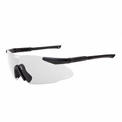 Ballistic Glasses, Manufacturer : ESS, Model : ICE One Clear 740-0005, Frame Color : Black, Visor : Clear