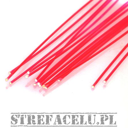 Światłowód wymienny 1mm czerwony 3szt. - Fiber Optic 1,0mm Red (set of 3 pieces)