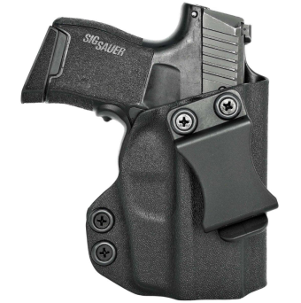 IWB Holster, Compatibility : Sig Sauer P365 with Lima365, Manufacturer : Concealment Express, Material : Kydex, Color : Black