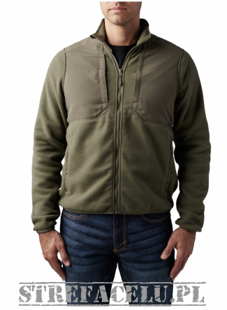Jacket, Manufacturer : 5.11, Model : Mesos Tech Fleece Jacket, Color : Ranger Green