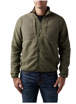 Jacket, Manufacturer : 5.11, Model : Mesos Tech Fleece Jacket, Color : Ranger Green
