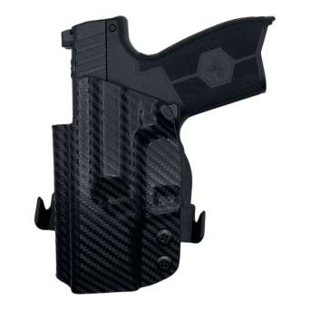 OWB Holster, Compatibility : IWI Masada Slim OR, Manufacturer : Concealment Express, Material : Kydex, For Persons : Left Handed, Finish : Carbon