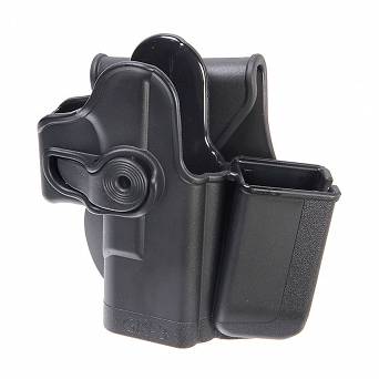 Retention Holster with Integrated Magazine for Glock 17/19/22/23/28/31/32/36 - IMI-Z1023 blk