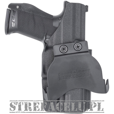 OWB Holster, Compatibility : Walther PDP Compact, Manufacturer : Concealment Express, Material : Kydex, For Persons : Right Handed, Color : Black