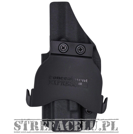 OWB Holster, Compatibility : Springfield H11/Hellcat PRO, Manufacturer : Concealment Express, Material : Kydex, For Persons : Right Handed, Color : Black