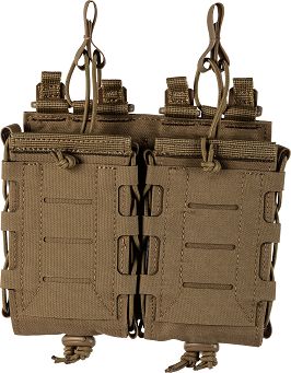 Flex Double Multi-Caliber Mag Pouch, Manufacturer : 5.11, Color : Kangaroo