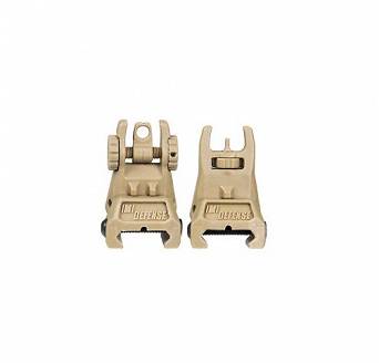 TFS - Tactical Front Polymer Flip Up Sight - Tan - IMI Defense - Z7000