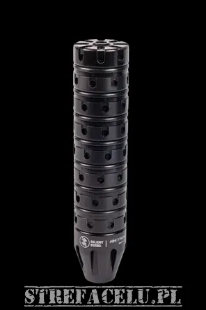 Suppressor, Manufacturer : Silent Steel (Finland), Model : Mini Streamer, Caliber : .22LR; Color Black , Thread : 1/2x28