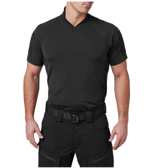 Polo Short Sleeve Shirt, Manufacturer : 5.11, Model : V.XI Sigurd Shirt, Color : Black