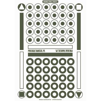 Shooting Target Double Bul Party, Pieces : 1, Manufacturer : polskietarcze.pl