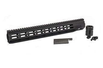 Aluminum Rail for AR-15 - IWI 17" M-LOK ARCA Handguard - Cross Machine & Tool