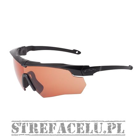 Okulary balistyczne ESS Crossbow Suppressor One Hi-Def Copper - 740-0472 - Bursztynowe
