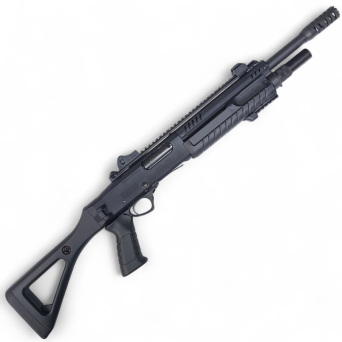 Fabarm STF12 Compact 14" Shotgun (foldable stock) - Black - cal. 12/76