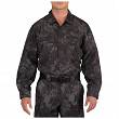 Men's Shirt, Manufacturer : 5.11, Model : GEO7 Fast-Tac Tdu Long Sleeve Shirt, Camouflage : GEO7 Night