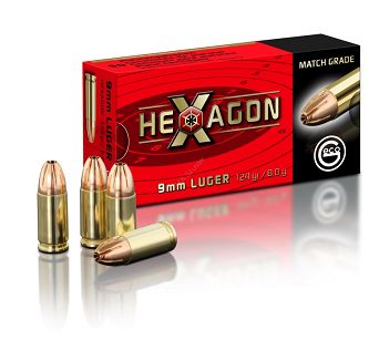 Ammunition GECO Luger 8,0G Hexagon // .9 PARA