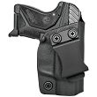 IWB Holster, Compatibility : Ruger LCP 2, Manufacturer : Concealment Express, Material : Kydex, Color : Black