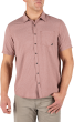 Men's Shirt, Manufacturer : 5.11, Model : Evolution Short Sleeve Shirt, Color : Mahogany Heather