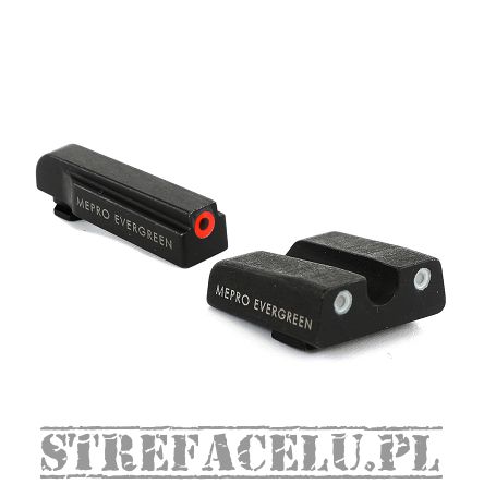 Led Sights, Model : EverGreen, Manufacturer : Meprolight, Compatibility : Glock 17/19/42/43/43x