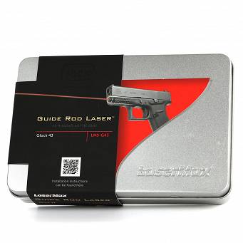 Glock Guide Rod Laser, Compatibility : Glock 43 / 43x / 48, Color : Red, Manufacturer : Lasermax, Model : LMS-G43