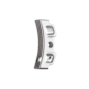 BUL Link Trigger System Release Button - Semi Curved - Medium - Silver - LNK-SC-M-SLV