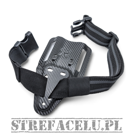 Hip panel with thigh strap for Druid holsters, color: carbon