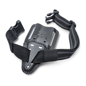 Hip panel with thigh strap for Druid holsters, color: carbon