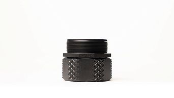 Adapter for HUB standard silencers for HuxWrx QD outlet devices