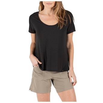Women's T-shirt 5.11 RILEY S/S TOP kolor: BLACK